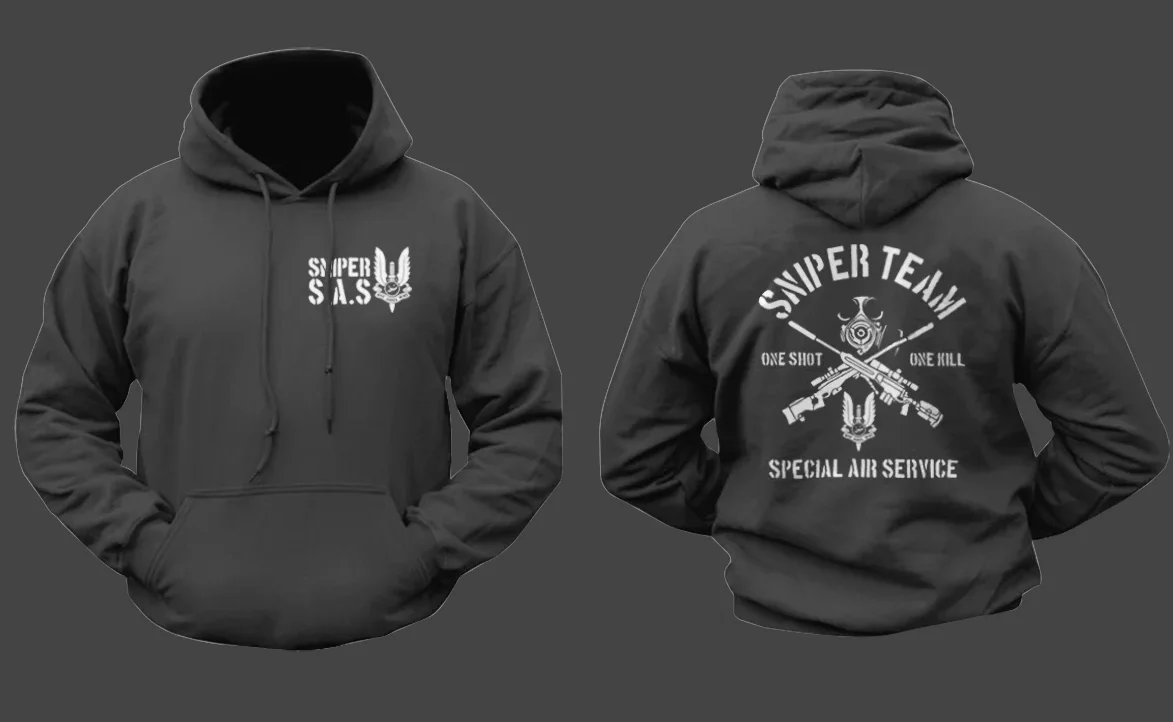 

British Army Special Forces SAS Sniper Hoodie Sweatshirt