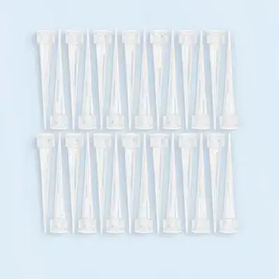 50 Uds. Tubos de flores de plástico transparente, viales, soporte de agua con tallo, accesorios para ramo de boda, suministros de floristería, tubo de flores frescas