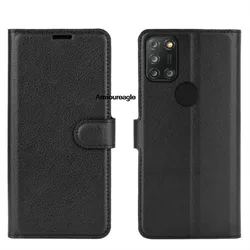 black guard for alcatel 3x 2020 ot-5061 5061u 5061a 5061k 1s 2021 3l 2021 2020 wallet phone case flip leather cover capa etui