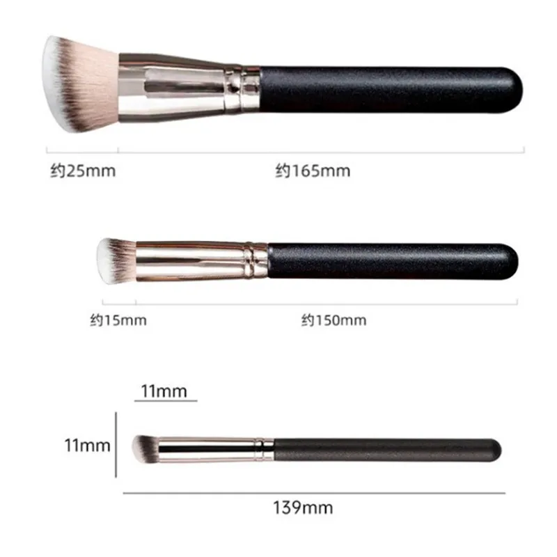 Makeup Foundation Soft Brush Angled Seamless Finish Synthetic Liquid Cream Cosmetics Contour Brush Beauty Tools