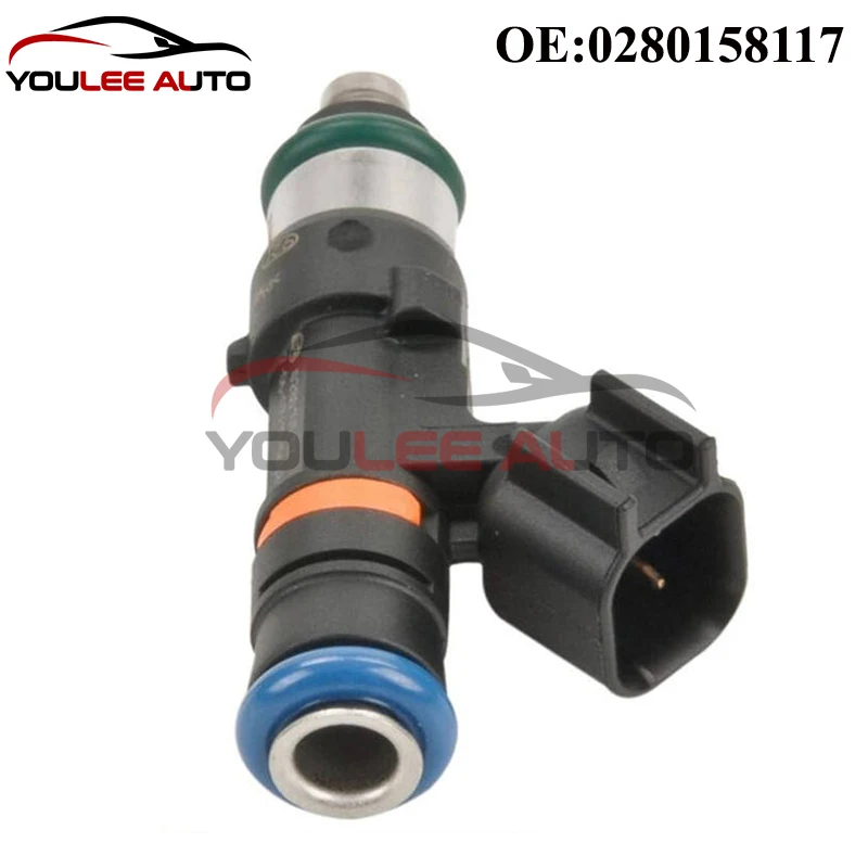 High Quality OEM 0280158117 1200cc 114lb EV14 Fuel Injector Nozzle For 1.8T Turbo Audi A4 TT VW Golf Jetta Passat Auto Parts