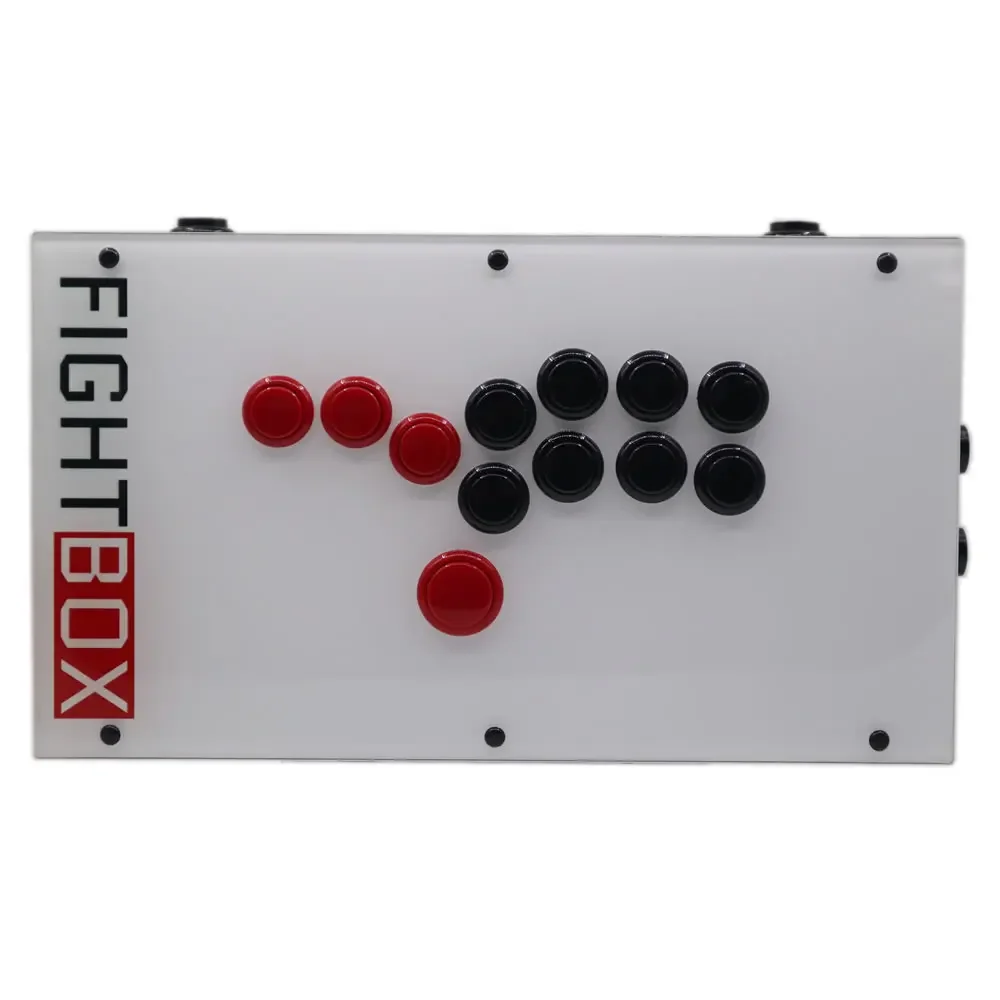 BOARD-UP5 جميع أزرار Sanwa FightBox FIGHTING Hitbox Arcade Style Joystick Fight Stick Game Controller لأجهزة Xbox X/s/PS5/PS4/PC