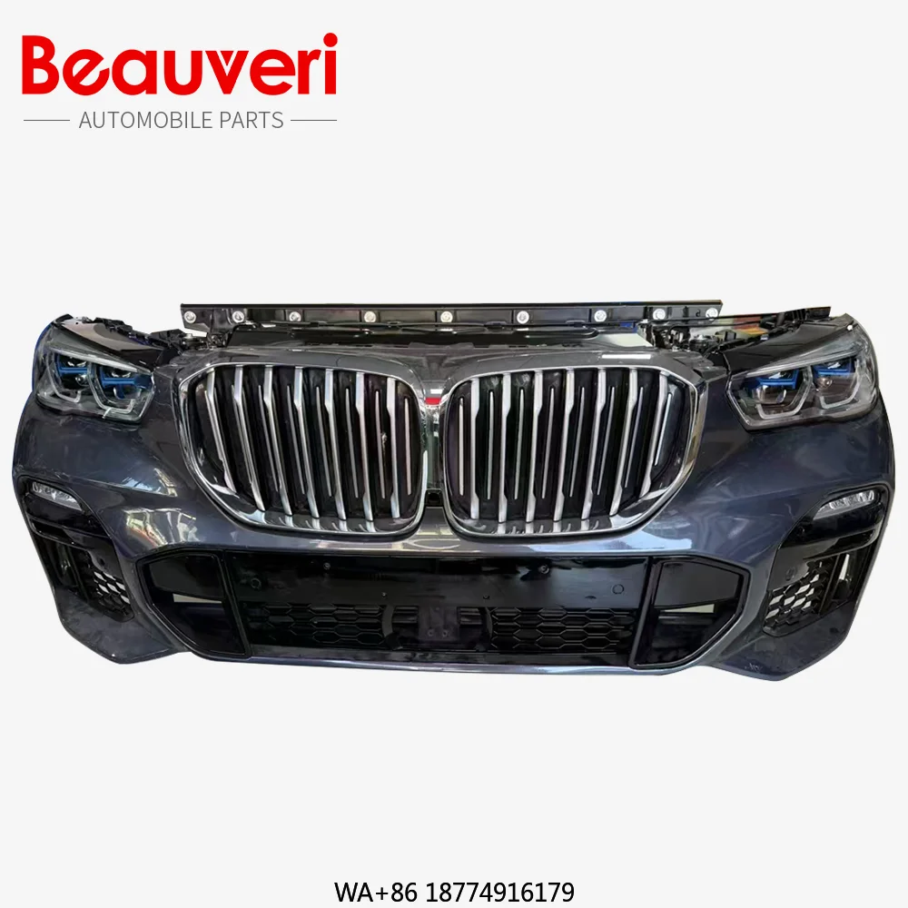 

For X5 G05M Sports Front Bumper Assembly with Radiator Headlights New Condition Plastic Auto Accessories