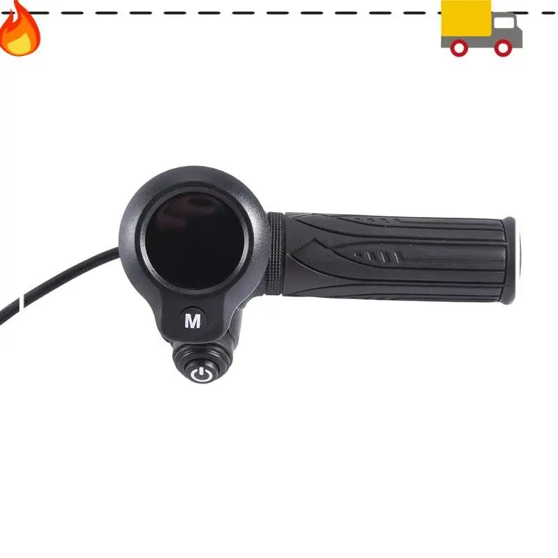 Bike Electric Scooter Accelerator Display Ebike Throttle Grip Digital Monitor For Bicycle Electric Scooter Trigger Easy To Use