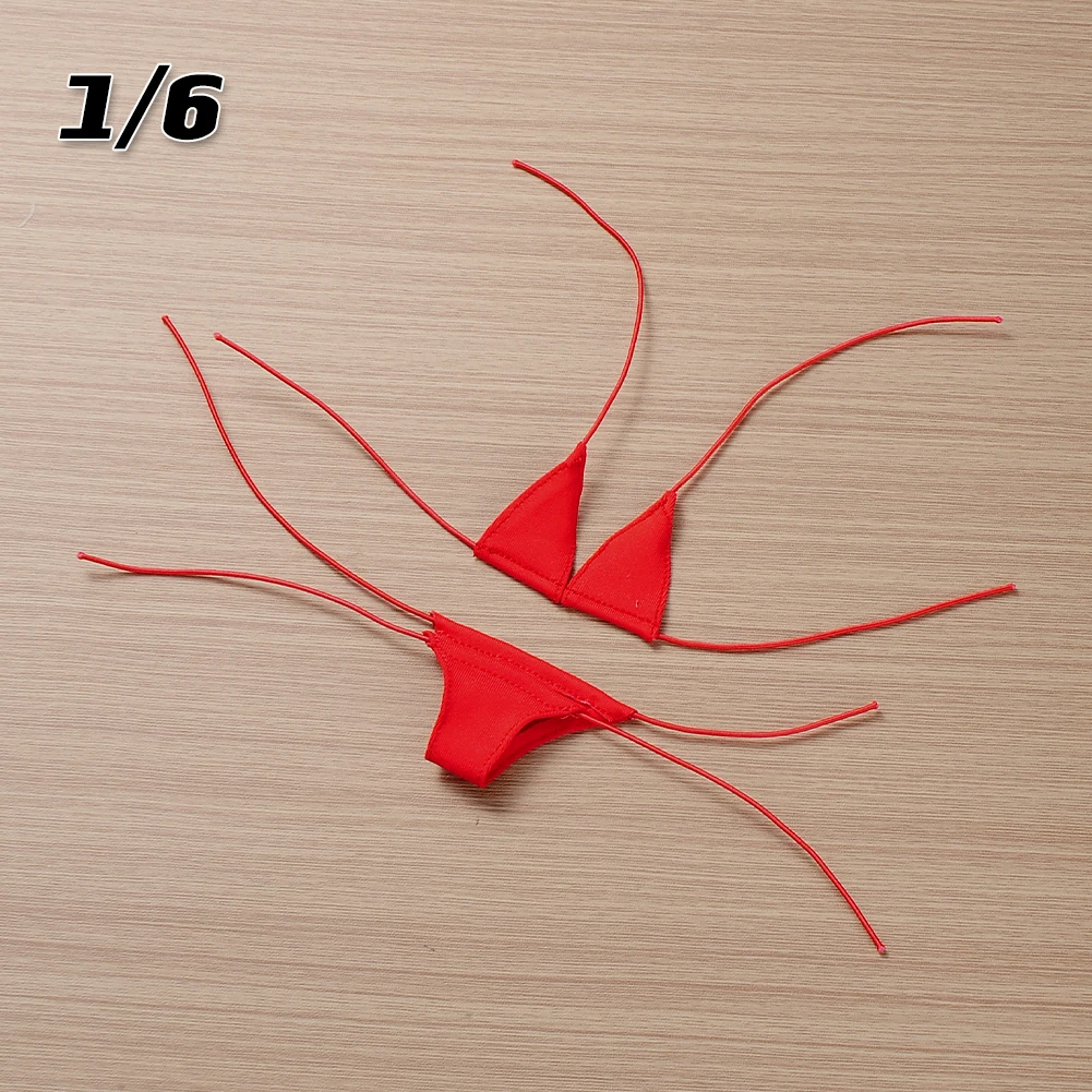 1/6 scala Bikini cinturino intimo reggiseno mutande vestiti accessori modello per 12 pollici soldato femminile Action Figure bambola del corpo