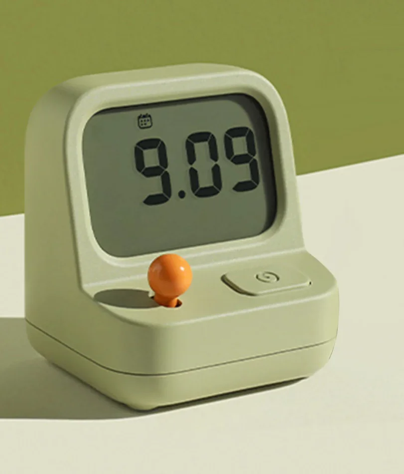 

Alarm Clocks Snooze Digital Clock Novelty Silent Table Clock Cartoon Shaped Alarm Clocks Silent Non Ticking for Kids Desk Clock