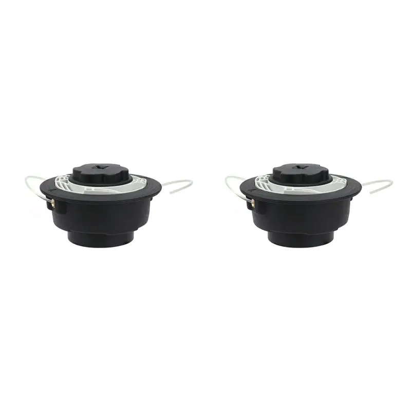 2X Trimmer Head, C6-2 String Trimmer Replacement Head For Stihl FSE60 FSE71 FSE81 FS38 FS40 Brushcutters Grass Trimmers-AT64