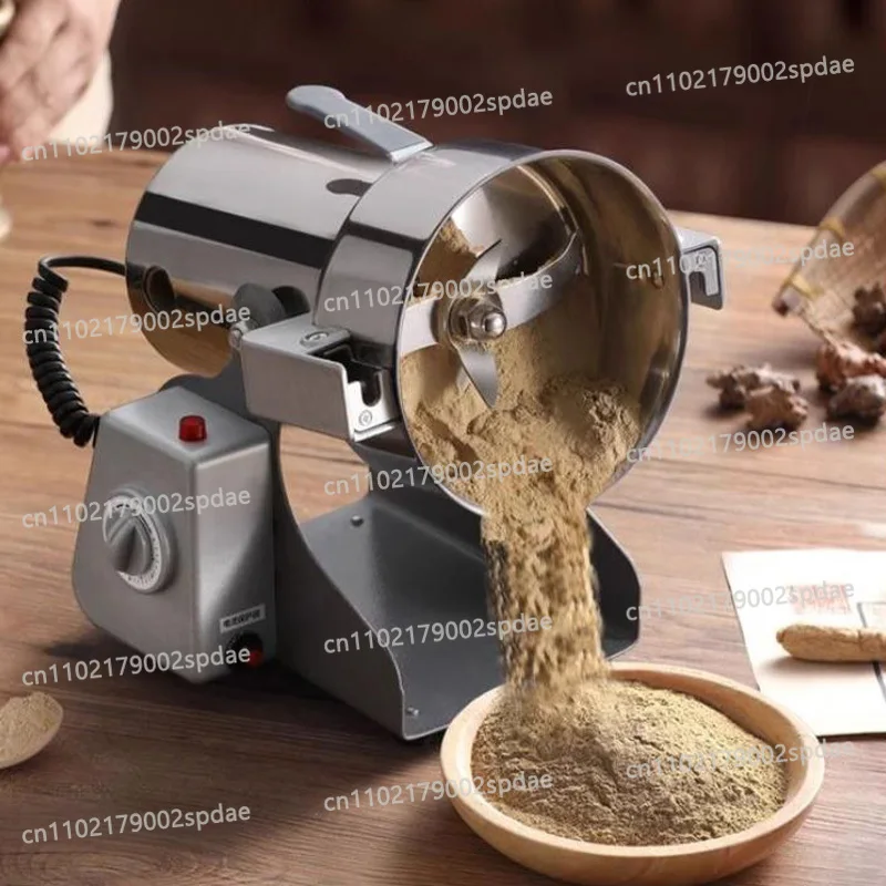 Commercial Multifunctional Grain Grinder Household Dry Spice Coffee Wheat Herb Mill Pulverizer For Kitchen Food Processing