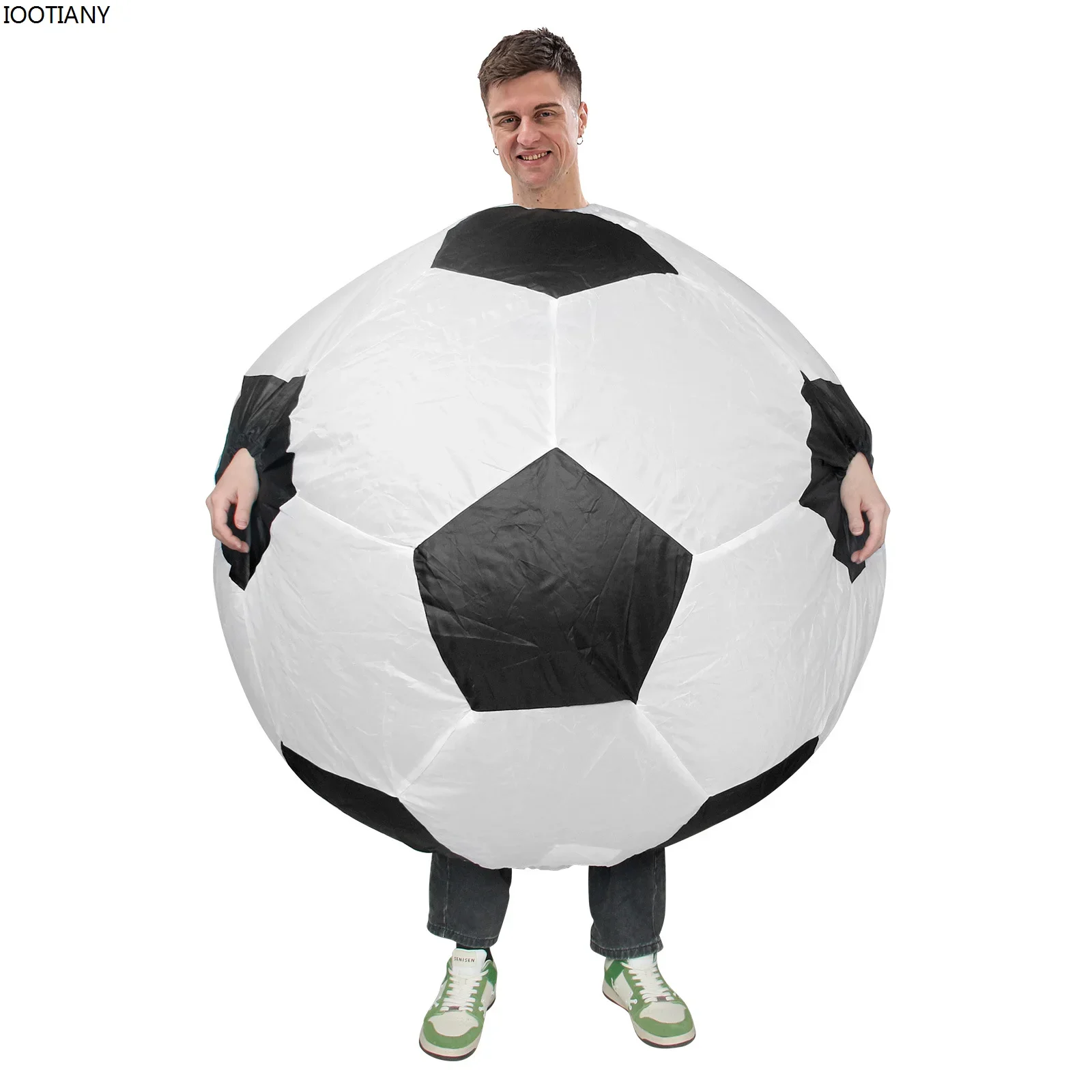 

CosplayInflatable Soccer Cosplay Costume For Kids Adults Football Club Party Blow Up Suit Mascot Funny Carnival Festival Anime C