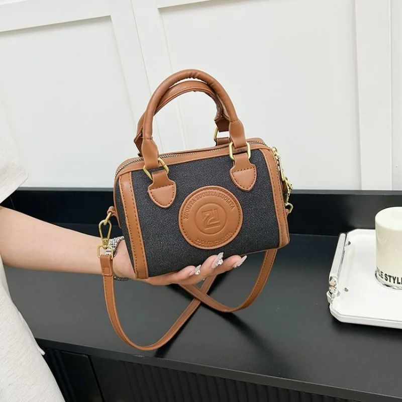 

Известная дизайнерская кожаная женская большая сумка Элитный бренд Популярная классическая элегантная винтажная пригородная сумка тонкого мастерства ​