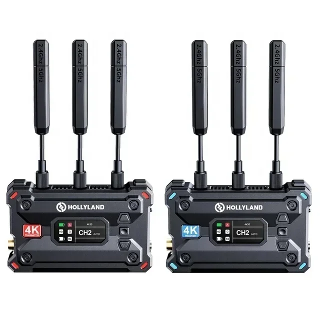 

Pyro S Wireless Video Transmission System 4K30 1080p60 1300ft Los Range 50ms Latency UVC Live Stream