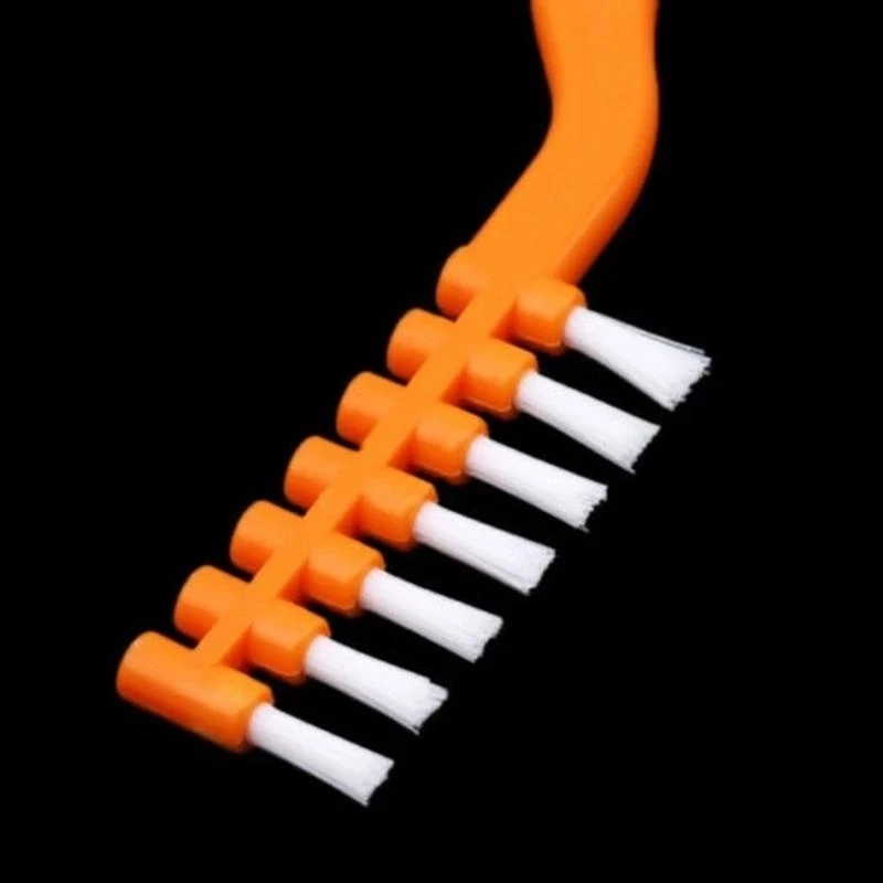 曲げ可能なキーボードブラシダスト除去コンピュータークリーニングブラシツール非スリップグリップ頑丈なフック1 PC