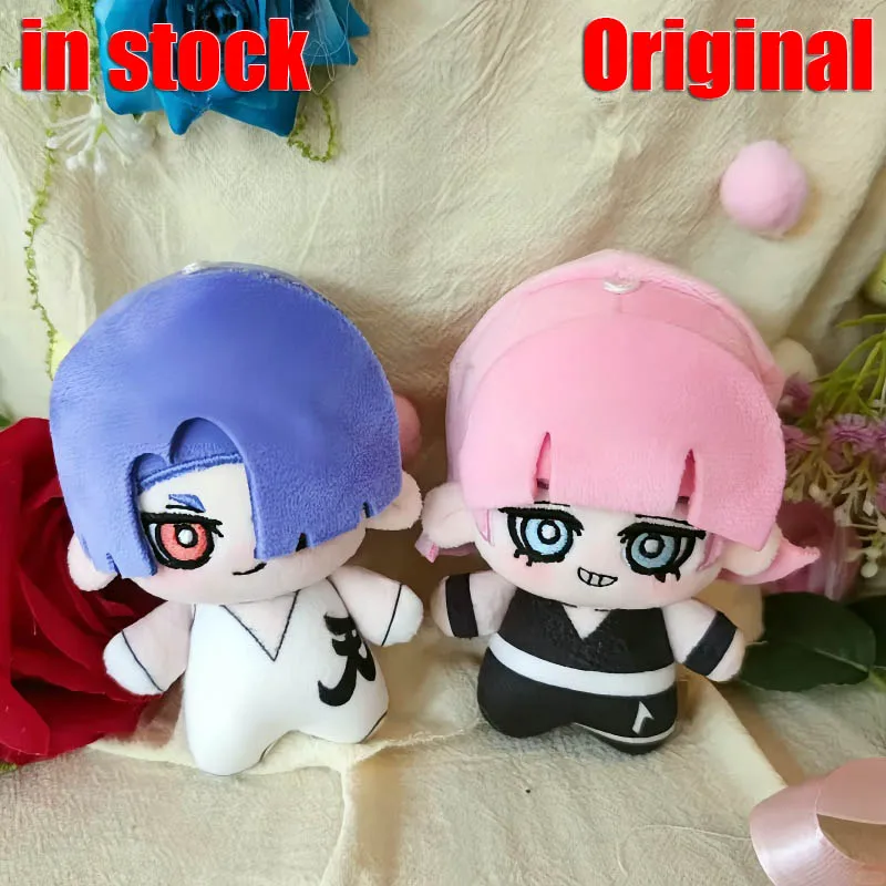 

Authentic Panty & Stocking With Garterbelt Anime Cotton Doll 10cm Plush Stuffed Toy Peripheral Cartoon Pendant Christmas Gift