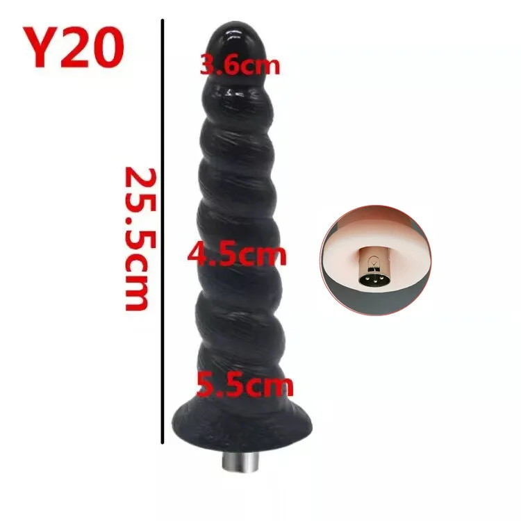 Sex Machine Attachments Dildos for Sex Machine with 3XLR Connector Extra long and extra thick vibrator for women