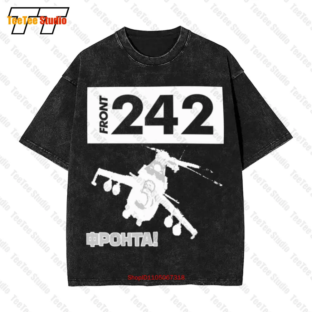 ¡Frente 242 Fronta! Hubschrauber helicóptero Ebm Fla Vac Covenant Vintage camiseta extragrande I88T