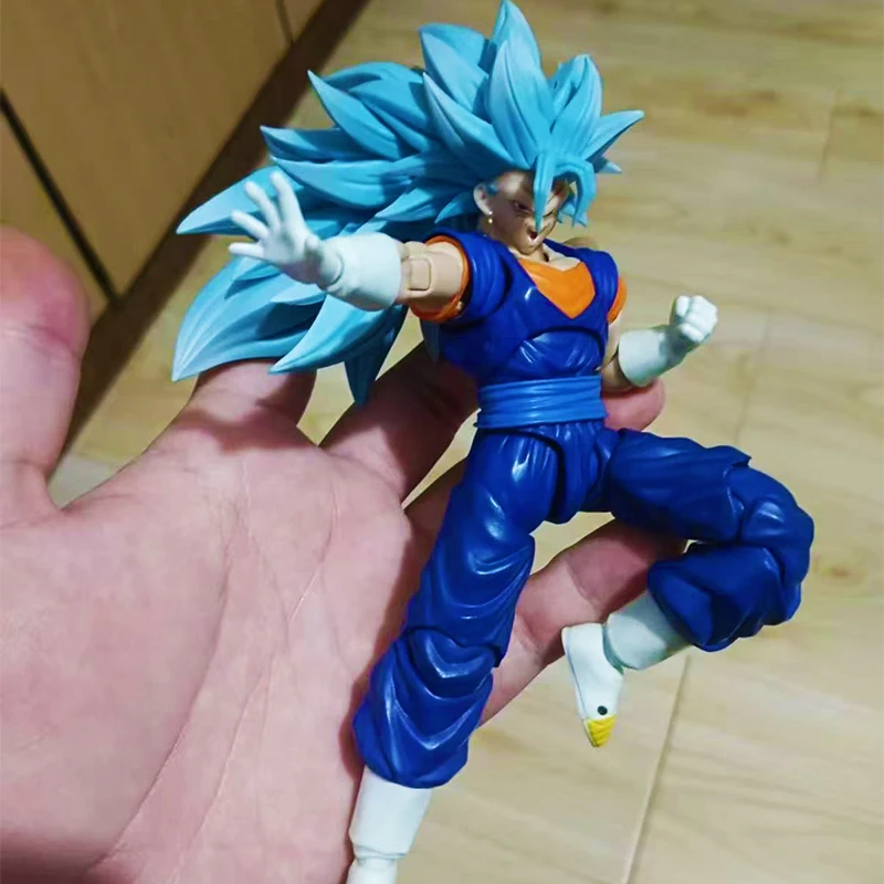 

Dragon Ball Z Vegetto Super Saiyan God 3 Blue Hair Anime Action Figure Figurine Ssj3 Toys Collection Model Boys Gifts