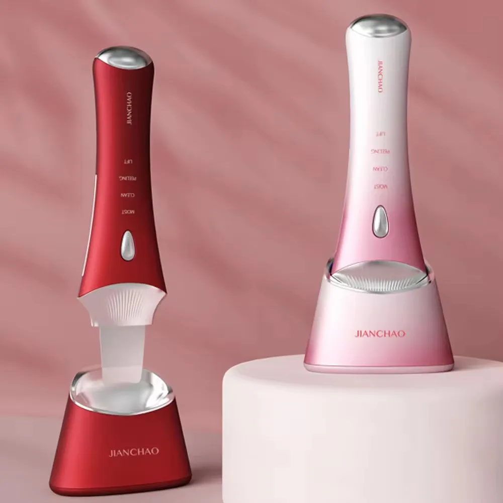 

EMS Facial Spatula Peeling Machine Home Use Skin Care Beauty Machine Blackhead Remover Face Ultrasonik Skin Scrubber