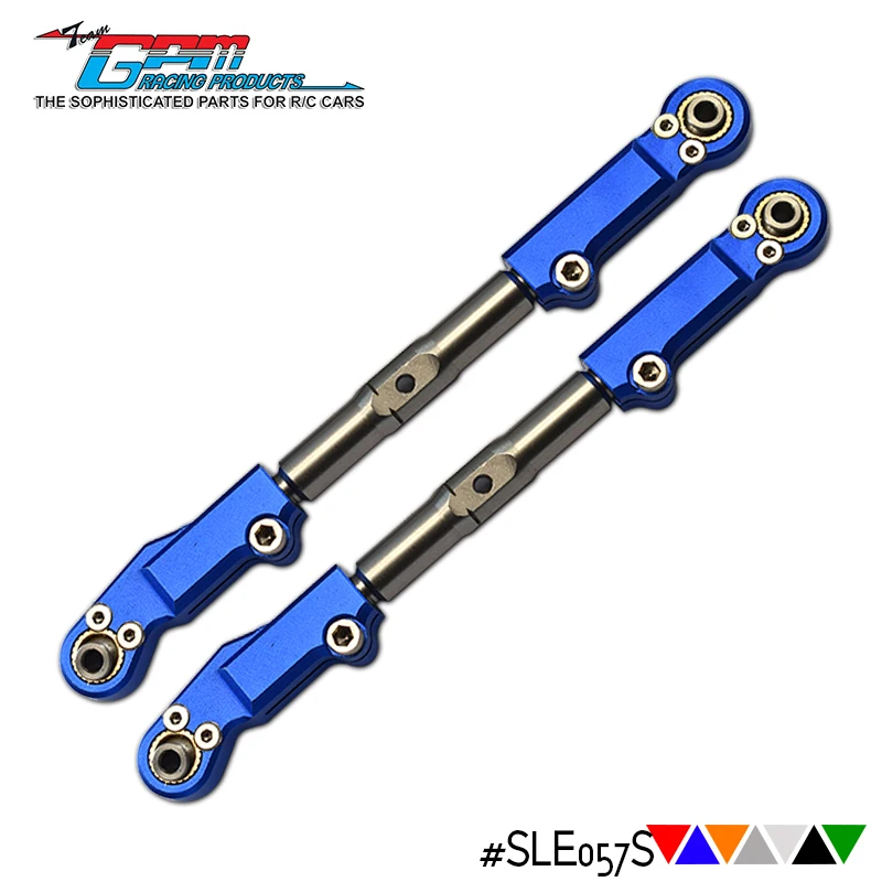 GPM Alloy + Stainless Steel Rear Upper Arm Tie Rod For TRAXXAS 1/8 Sledge MONSTER TRUCK-95076-4