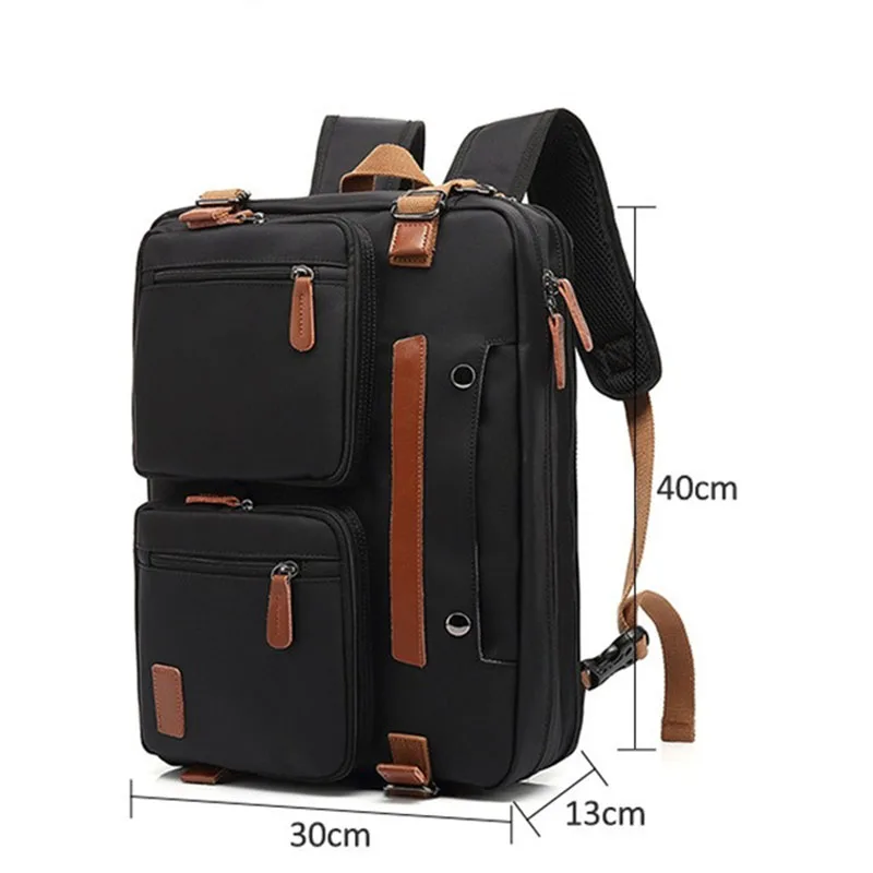 Multifunctional Backpack Diagonal Cross Student Schoolbag Business Handbag Computer Bag Outdoor Men\'s Bouble Shoulder Backpack