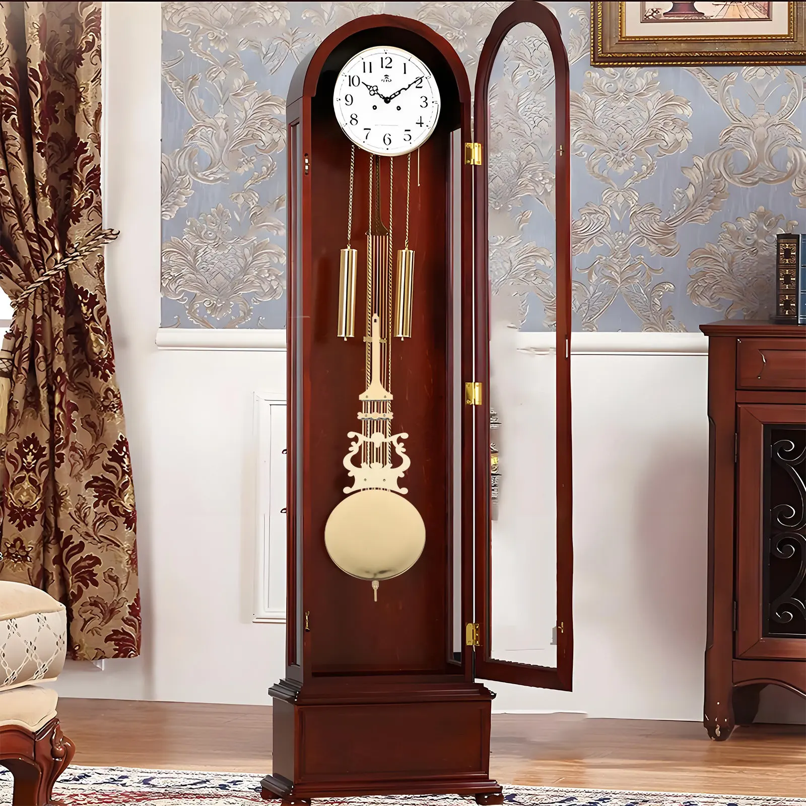 DIY Clock Pendulum Replacement Metal Wall Clock Accessory Aluminum Construction for Mechanical Windup Clocks Versatile Fit