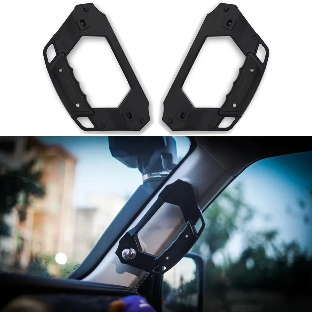 A-Pillar Mechanical Handle Black Aluminum Grab Bar Off-Road Interior Accessories for Tank 300 2019-2024 TK1031