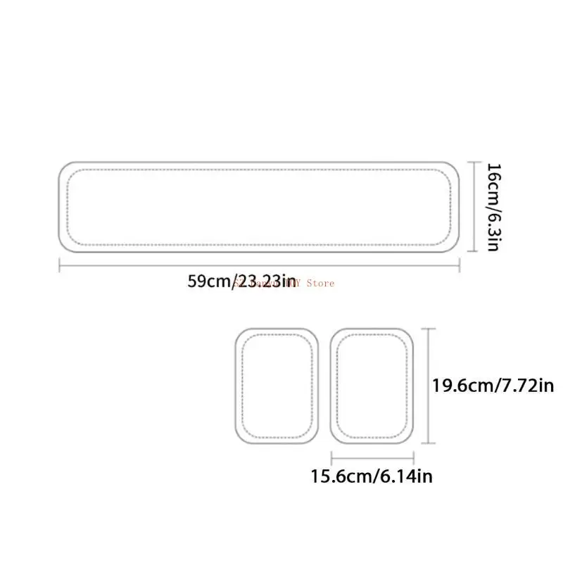96GC Baby Kinderwagen Armlehne Hülse Kinderwagen Zaun Schutzhülle Zubehör Set Sabbern Handtuch Kann Gebissen für Kleinkinder
