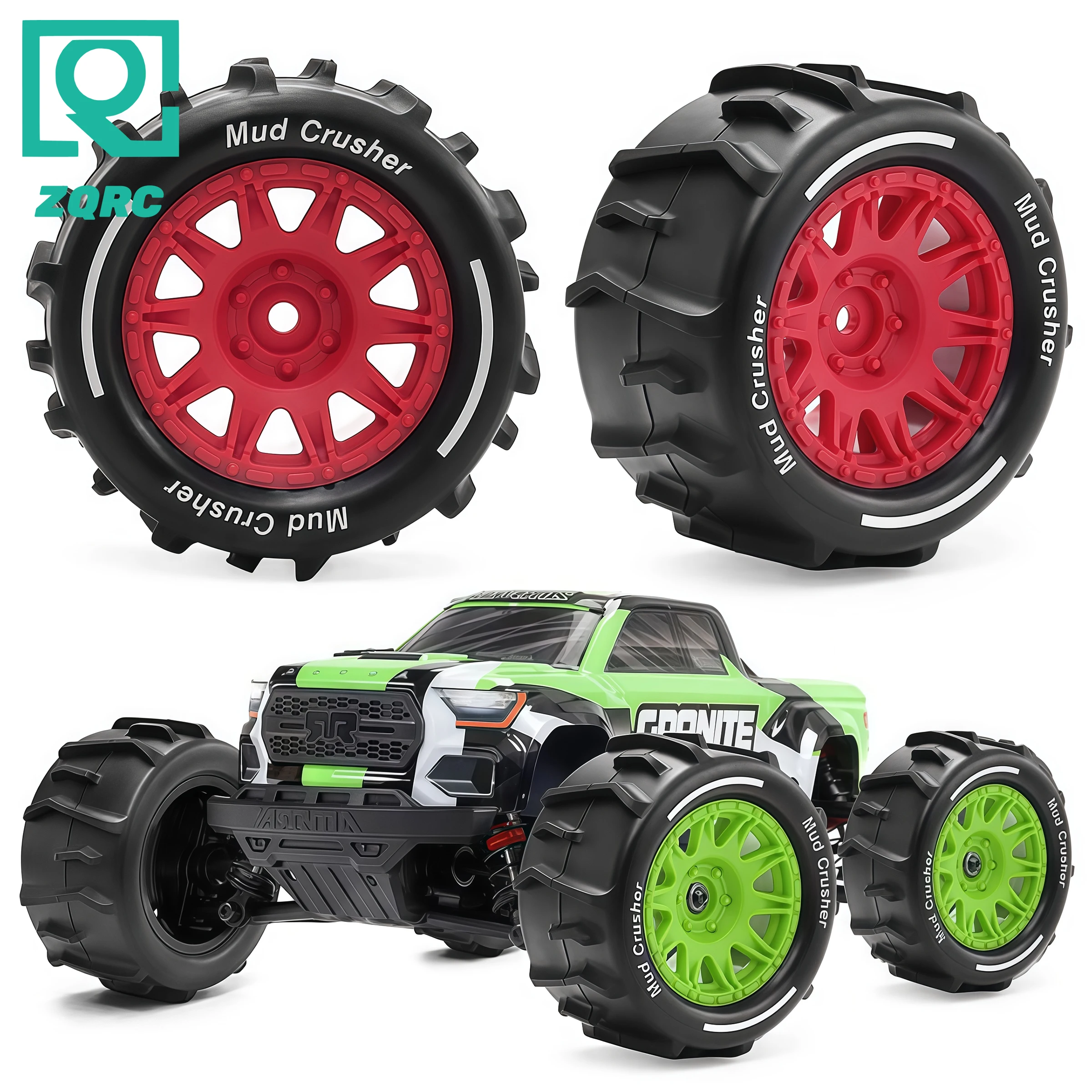 

Для Arrma1/18Granite Grom Small Granite Big-Foot шины, шины для копания песка, снежные шины, пляжные шины