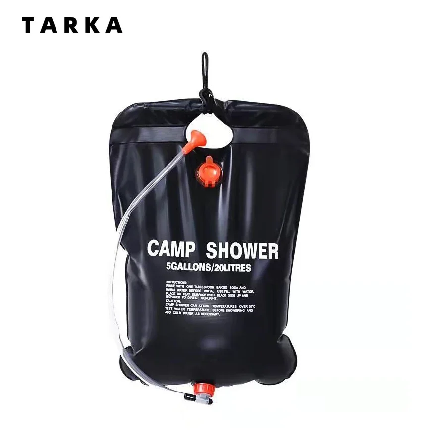 

20L Foldable Solar Shower Water Bag Pvc Folding Water Storage Bags Outdoor Hiking Travel Bath Bags Scrubbing Pool Accessories