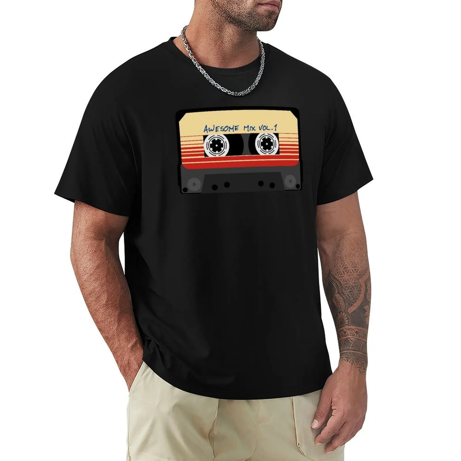 Awesome Mixtape Vol 1, Tape, Music, Retro T-Shirt t shirt custom print T-Shirt