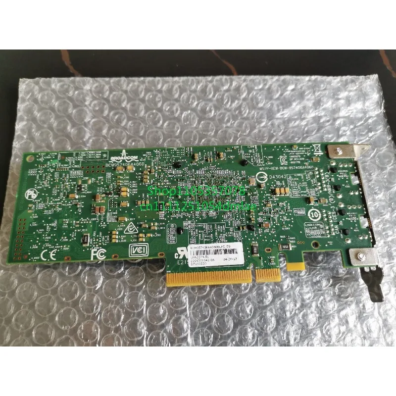BCM957406A4060 Dual Port 10gb Expansion Card Gigabit Ethernet Server Network Adapter