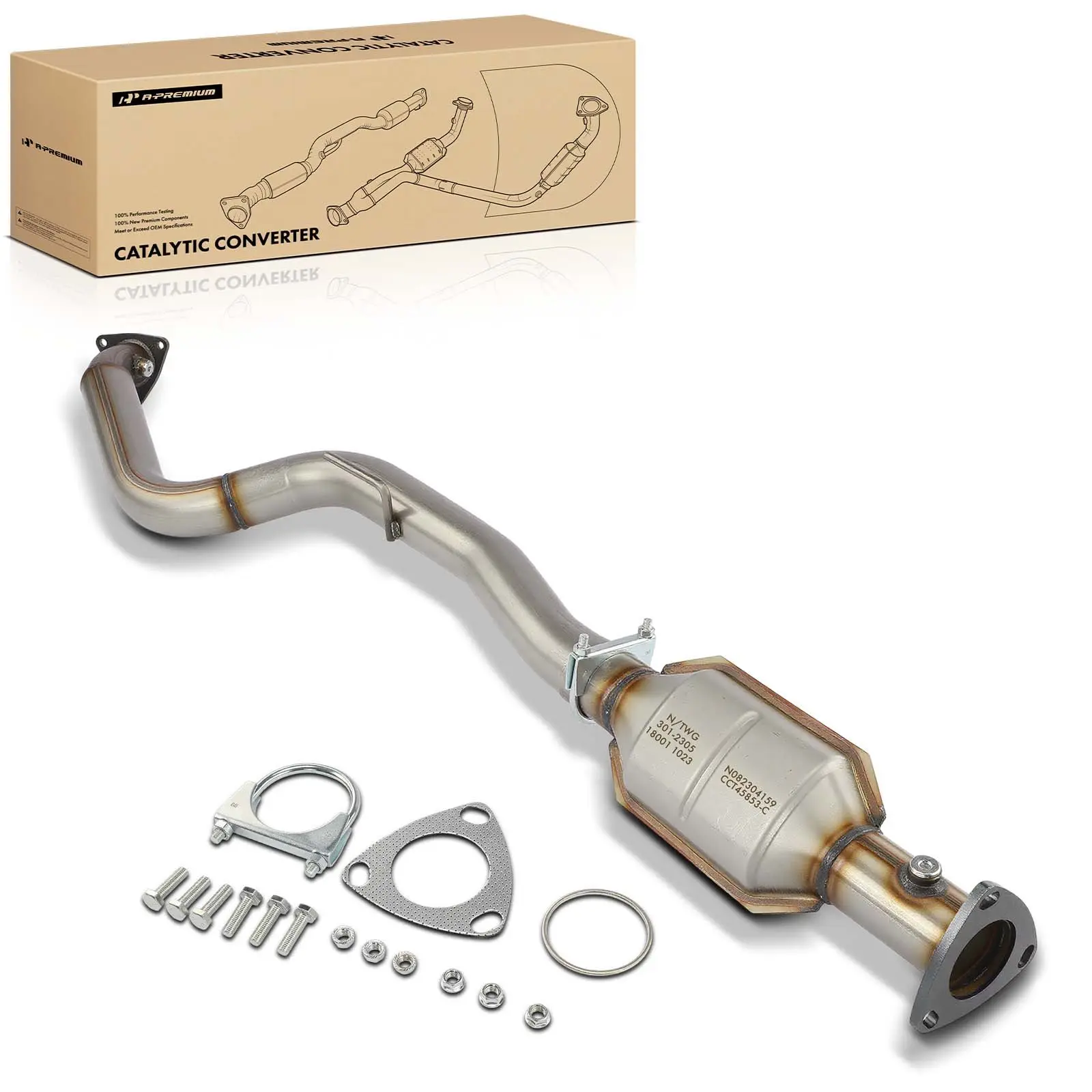 A-Premium Right Side Catalytic Converter for Chevrolet Express 2500 Express 3500 2003-2005 GMC Savana 2500 2003-2005 Savana 3500