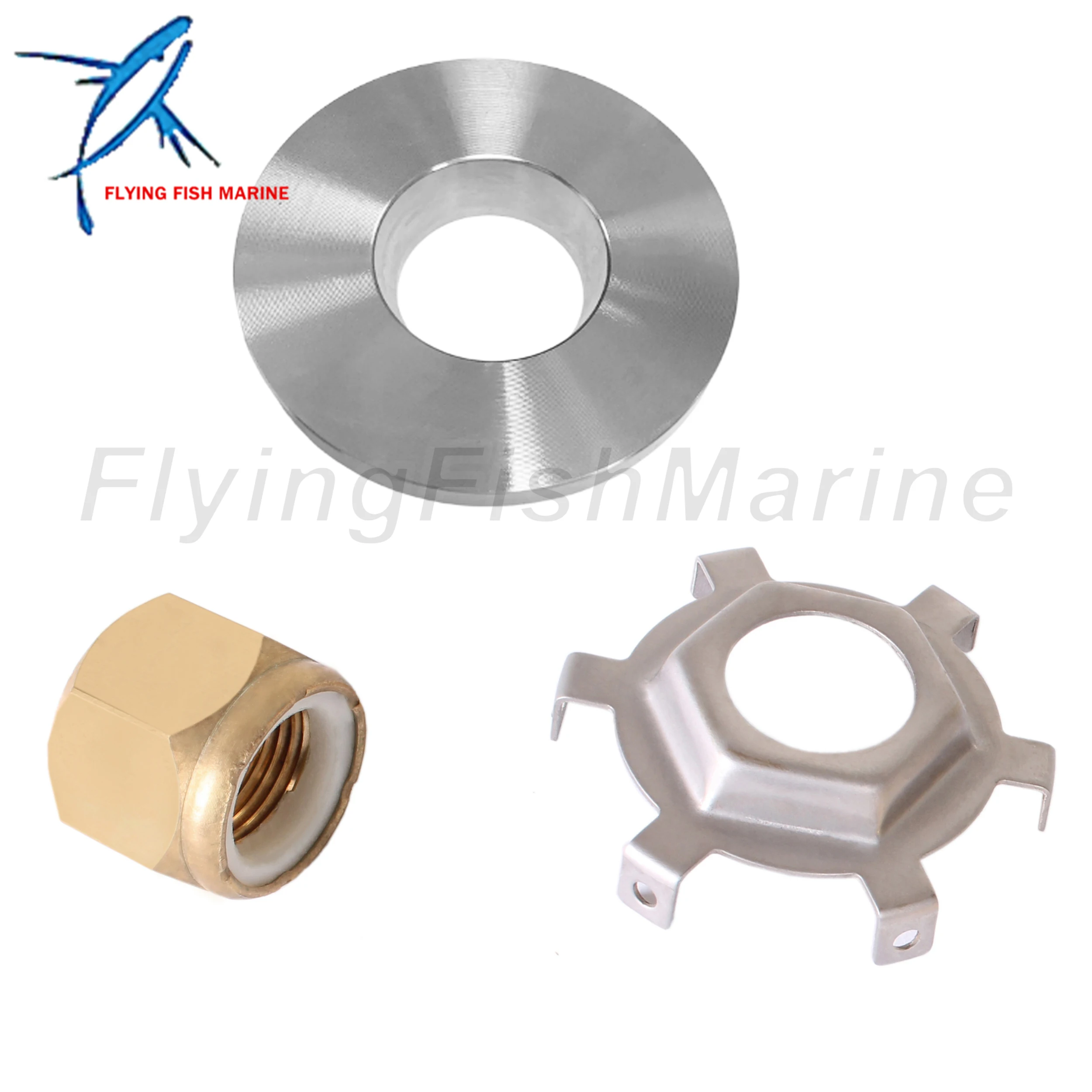 Boat Engine 13191A1 18-4221 13191Q01 Thrust Washer, 816629K 18-3200-9 Tab Washer for Mercury 40HP-150HP Propeller Hardware Kit