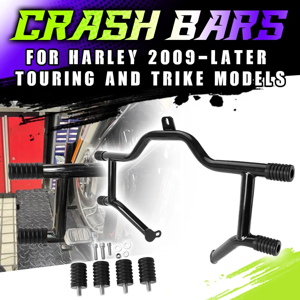 

For Harley Touring Road King Street Glide Electra CVO Glide Motorcycle Accessories Engine Guard Crash Bar Frame Bumper Protector