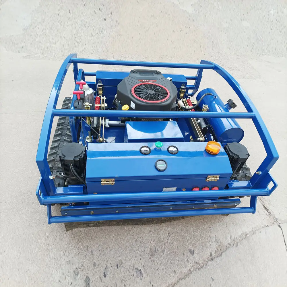 The Lawn Mower Control Mowers RC Slope Lawn Mower Tracked All Terrain Remote Control   Mowing Machine