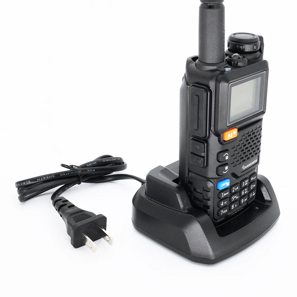 UV-5R Plus Walkie Talkie 5W Uhf/Vhf/Am/Fm 430-440Mhz Multi-Band Lange Afstand Tweeweg Ham Radio 'S Transceiver Voor Jacht Hotel