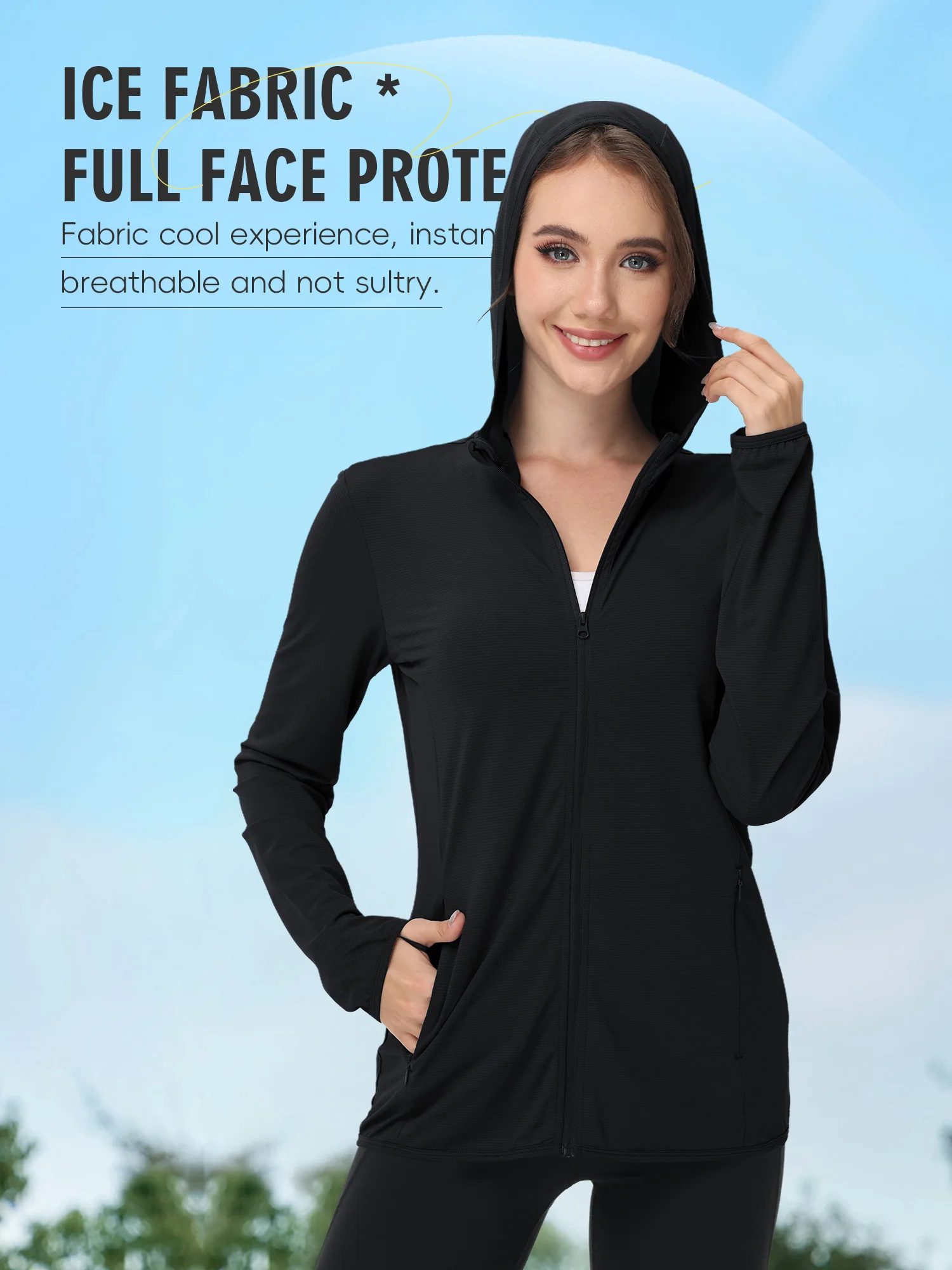 

Giacca анти-УФ в seta ghiacciata da donna, abbigliamento анти-подошва tesa larga, адтент на некоторые мобитки