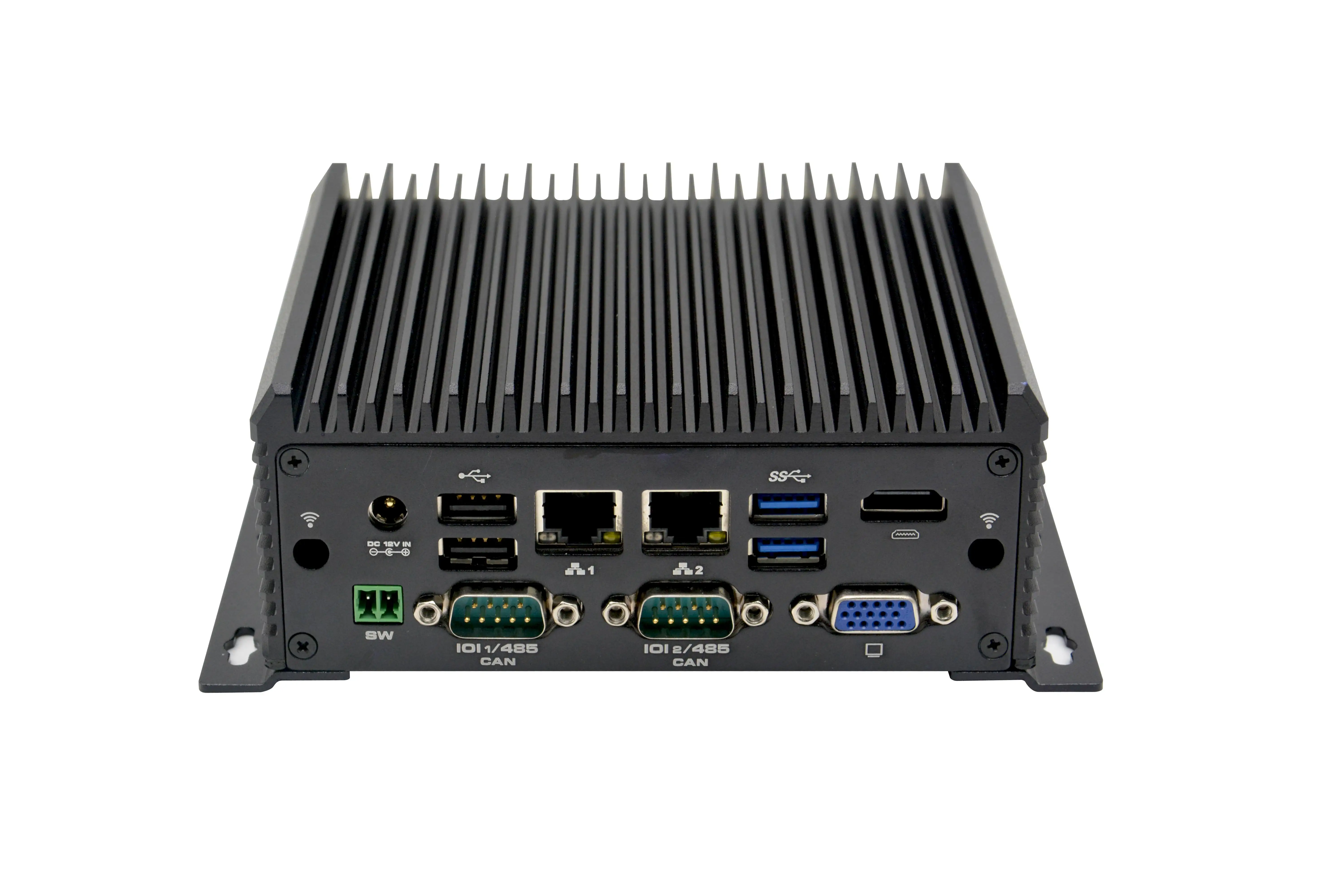 Intel J6412 Mini PC, Core i5, 10210U, 1.6Ghz, Fanless, Industrial, PC, Dual LAN, Dual Display, 4G, 5G, SIM, 2COM, Win10, Linux, ubuntu, industrial