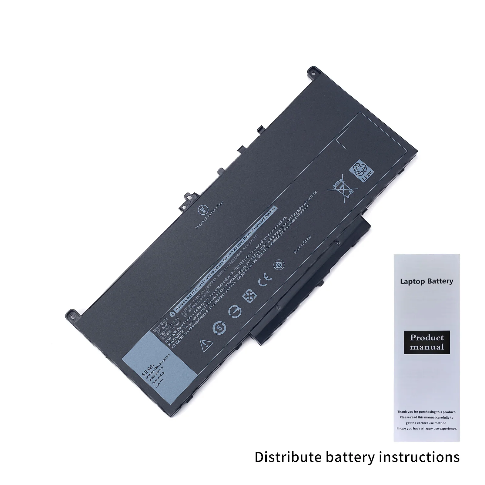 E7470 E7270 J60j5 Batterij Voor Dell Latitude 7470 7270 Laptop Batterij 1w2y2 0mc34y Mc34y R1v85 242wd Gg4fm Wywj2 451-bbsx Bbsx Bbsy