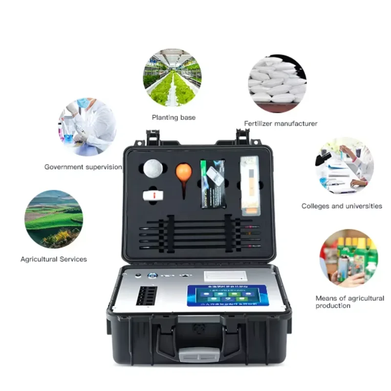 Soil Nutrient Detector Soil NPK Test Equipment Agricultural Test Kit Soil Testing Instrument Manufacturer