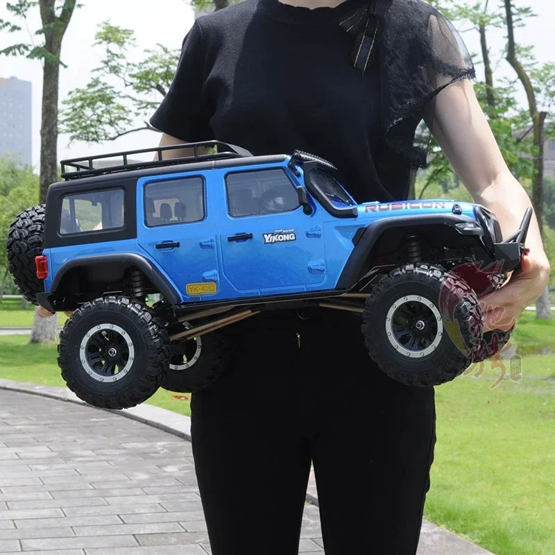 New Yk4082 Wrangler Remote Control Climbing Car 1/8 Professional Rc Four Wheel Drive Differential Lock Shifting Off Road Car