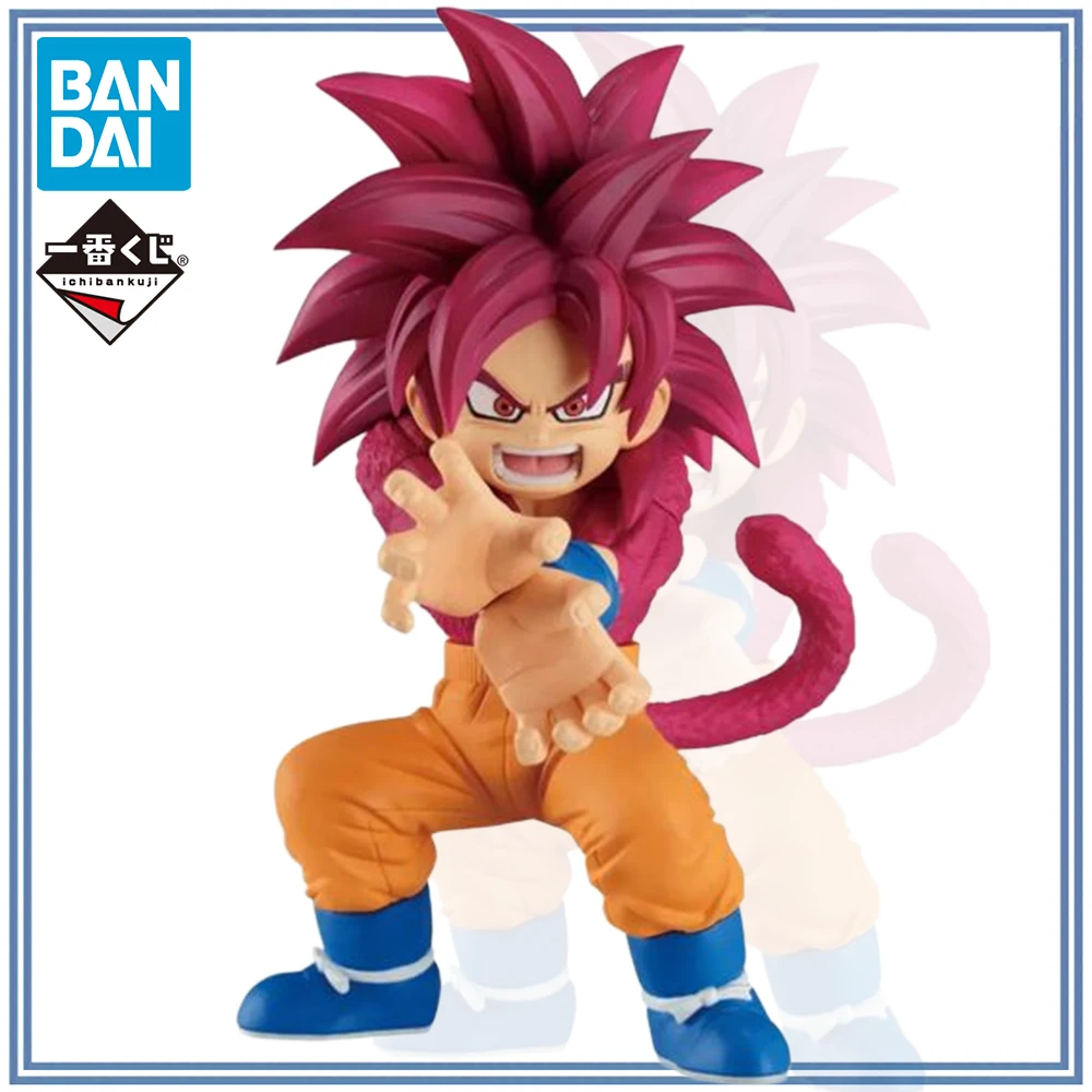 

100%Original in Stock Bandai Spirits Ichiban Kuji Masterlise Dragon Ball Daima Son Goku SSJ4 Mini Anime Figure Model Toy Gift