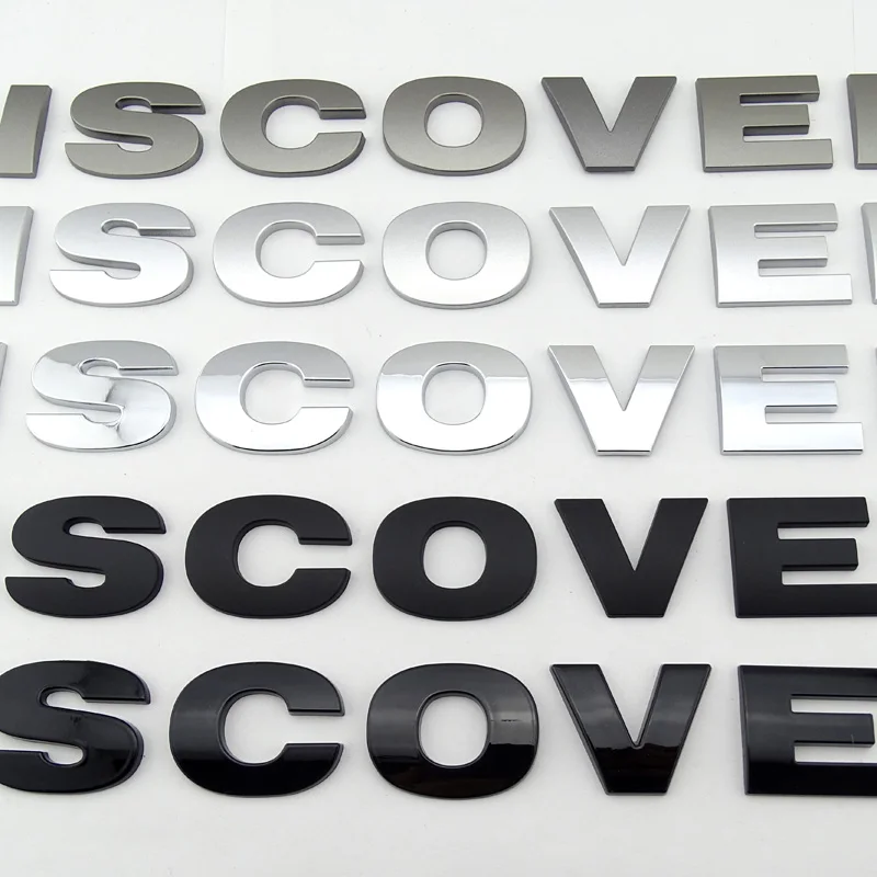 Rear Tailgate Discovery 3 LR3 Lettering Badges Trunk Discovery 4 LR4 Car Emblems