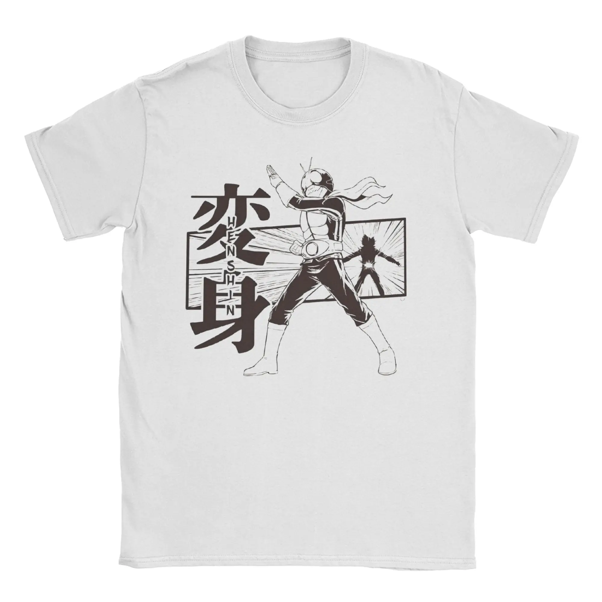 Novelty Kamen Rider Henshin!  T-Shirts Men Women's Round Collar Pure Cotton T Shirt  Short Sleeve Tees Printing Clothing