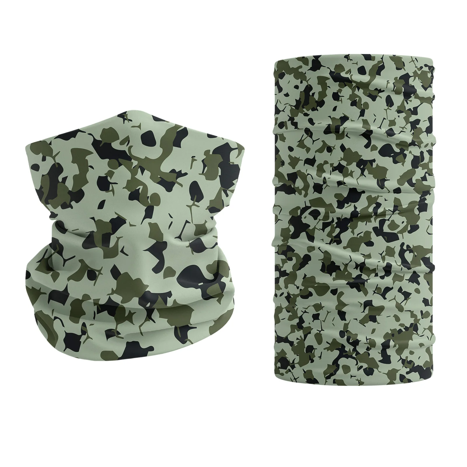 UPF 50+ Headwear Seamless Bandana Face Masks, Head Wrap Neck Gaiter Bandana, Breathable Face Cover Scarf Mask for Men Women
