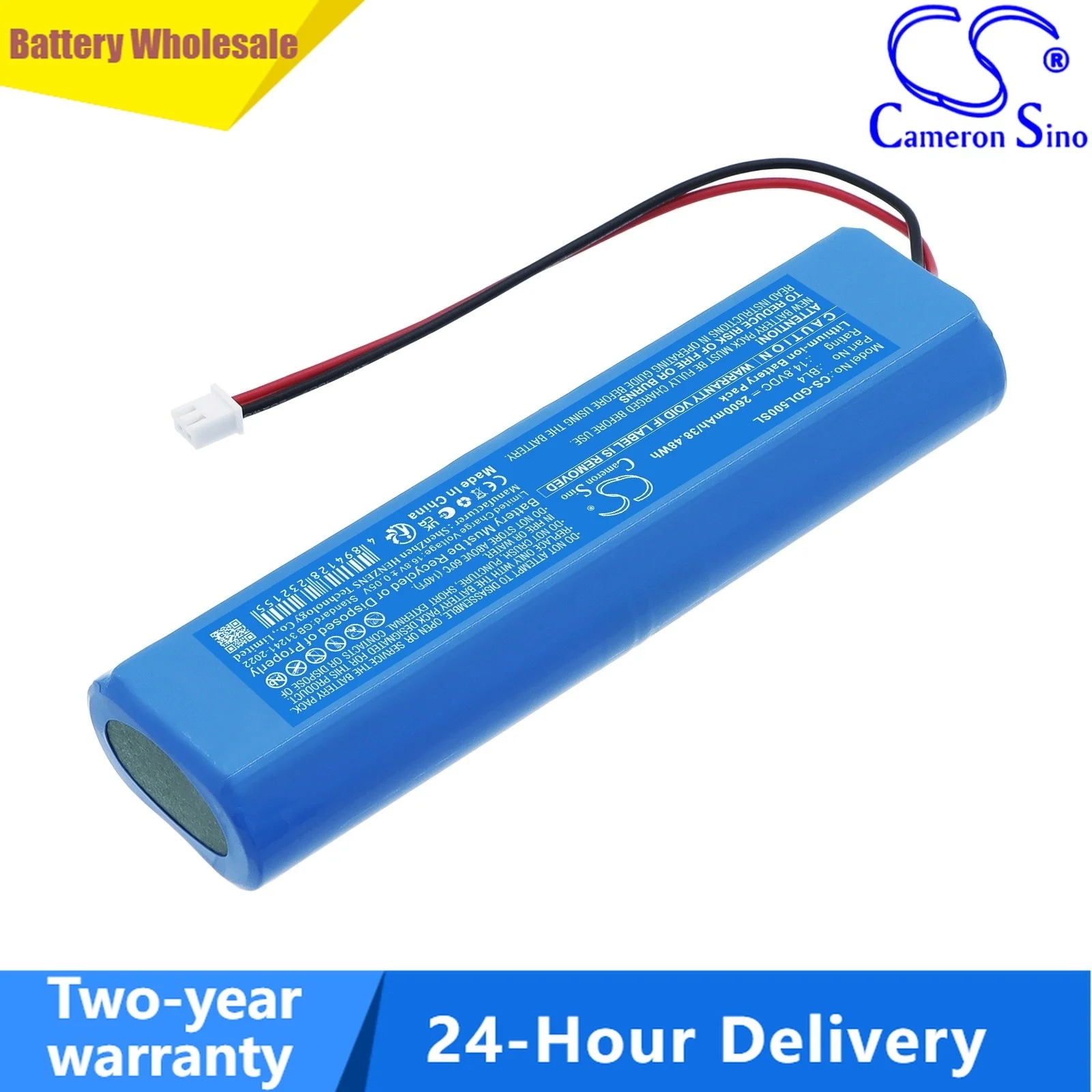 Cameron Sino 14.8V 2600mAh/3400mAh Replacement Strobe Lighting Battery for GODOX LC500 LC500R BL4