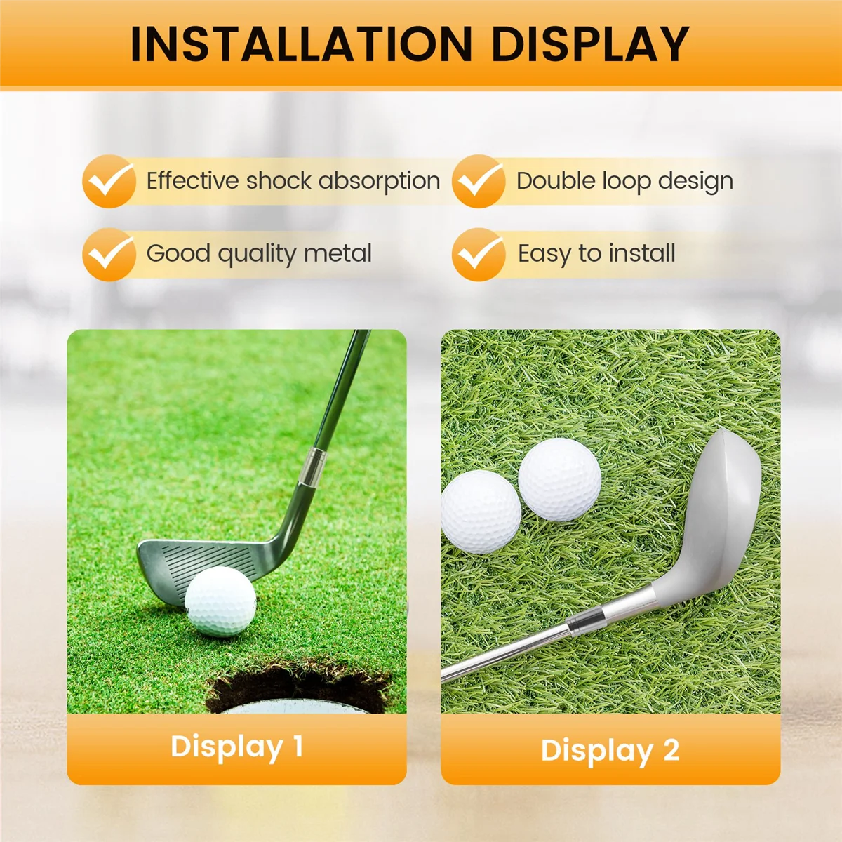 골프 페룰, 370 알루미늄, 아이언 샤프트용, 풍부한 골프채 액세서리, 팩당 12 개