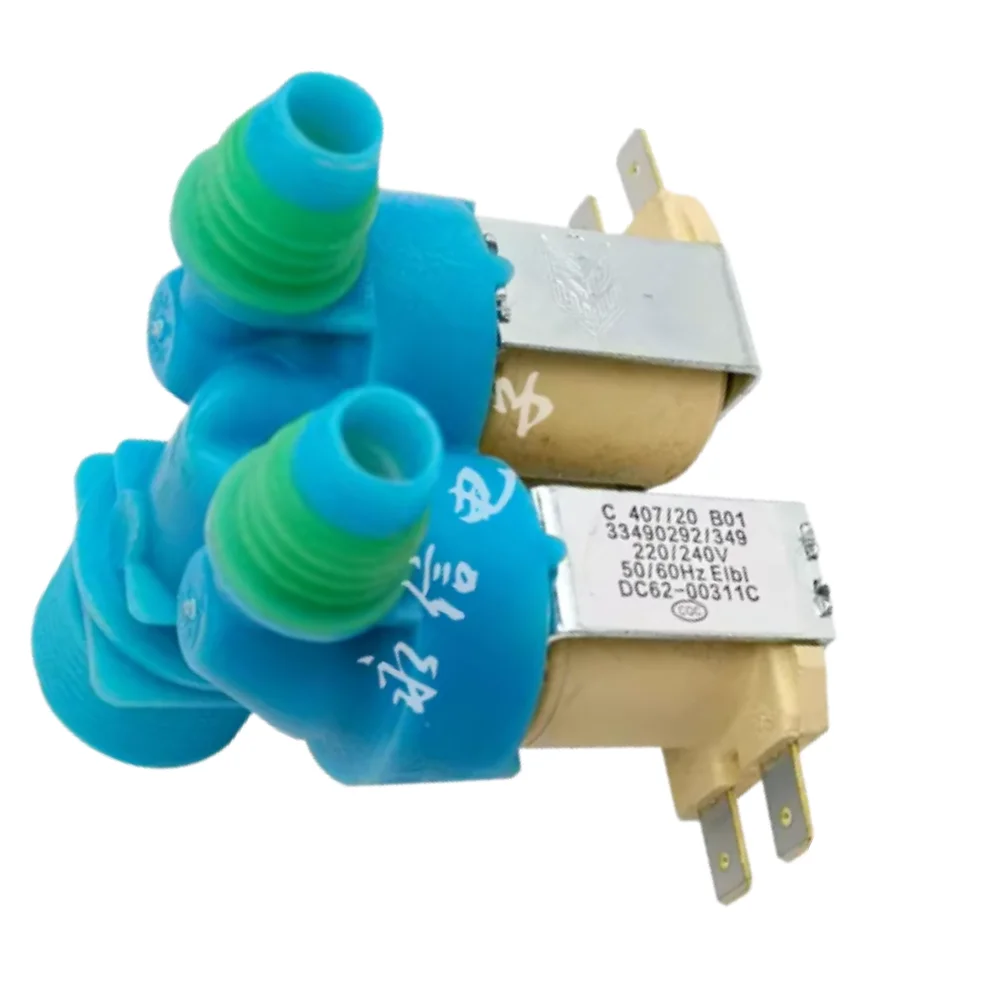

Новый впускной клапан для стиральной машины Samsung DC62-00311C, электромагнитный клапан с двойной головкой