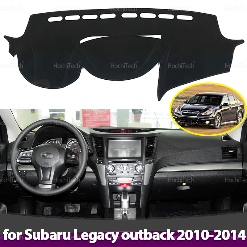 Image of Armaturenbrett-Abdeckungsplatine, rutschfeste Matte, Schutzpolster, Zubehör, Sonnenschutz, Teppich für Subaru Legacy Outback 2010 2011 2012 2014