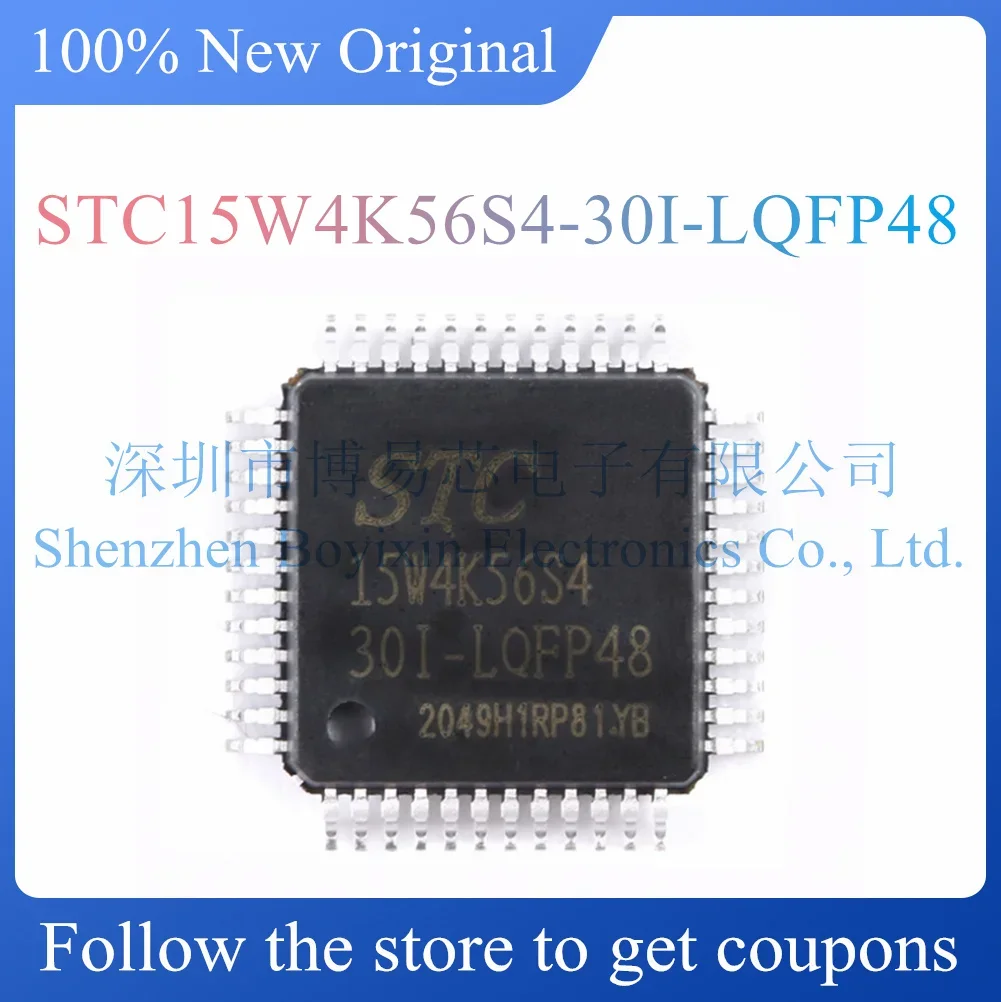 NEW STC15W4K56S4-30I-LQFP48 Original Product LQFP-48