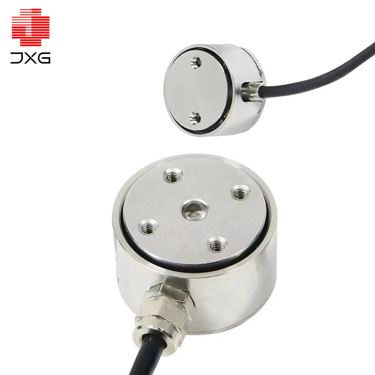 Miniature Column Type Load Cell, Stainless Steel Tension & Compression Force Sensor, Industrial Bidirectional Weighing Sensor